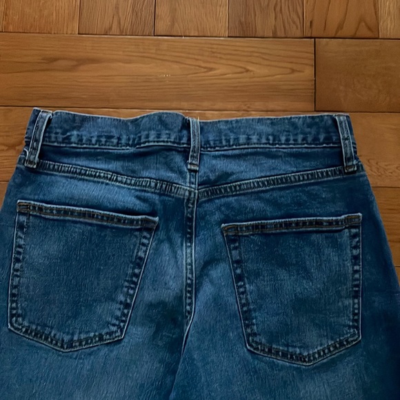 Old Navy Straight Built In Flex Denim Blue Jeans Size 29x30 - Picture 7 of 9